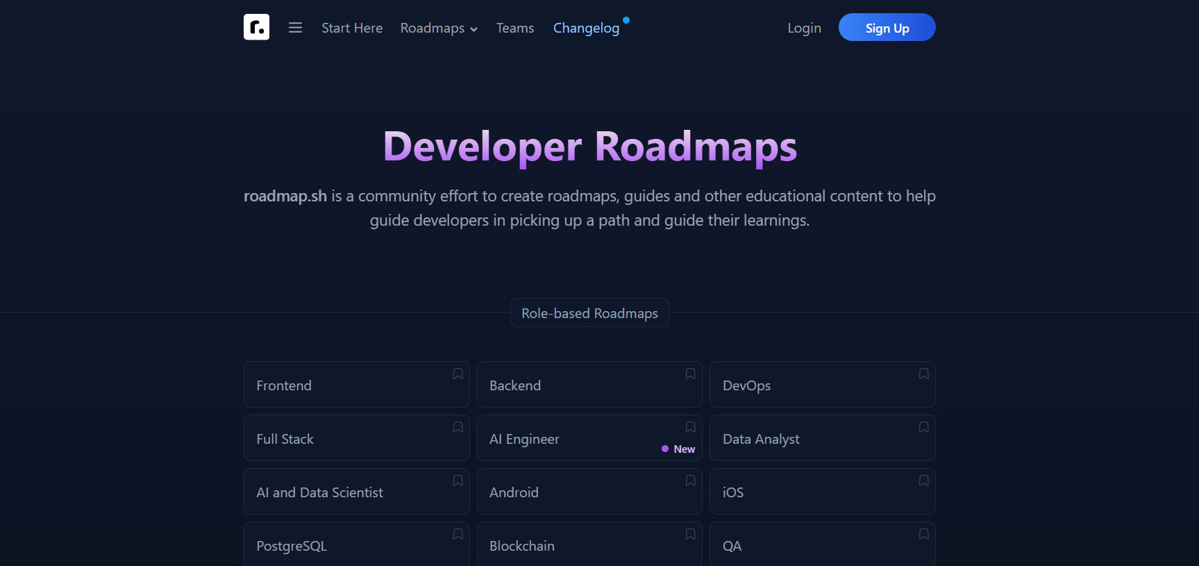 Roadmap.sh